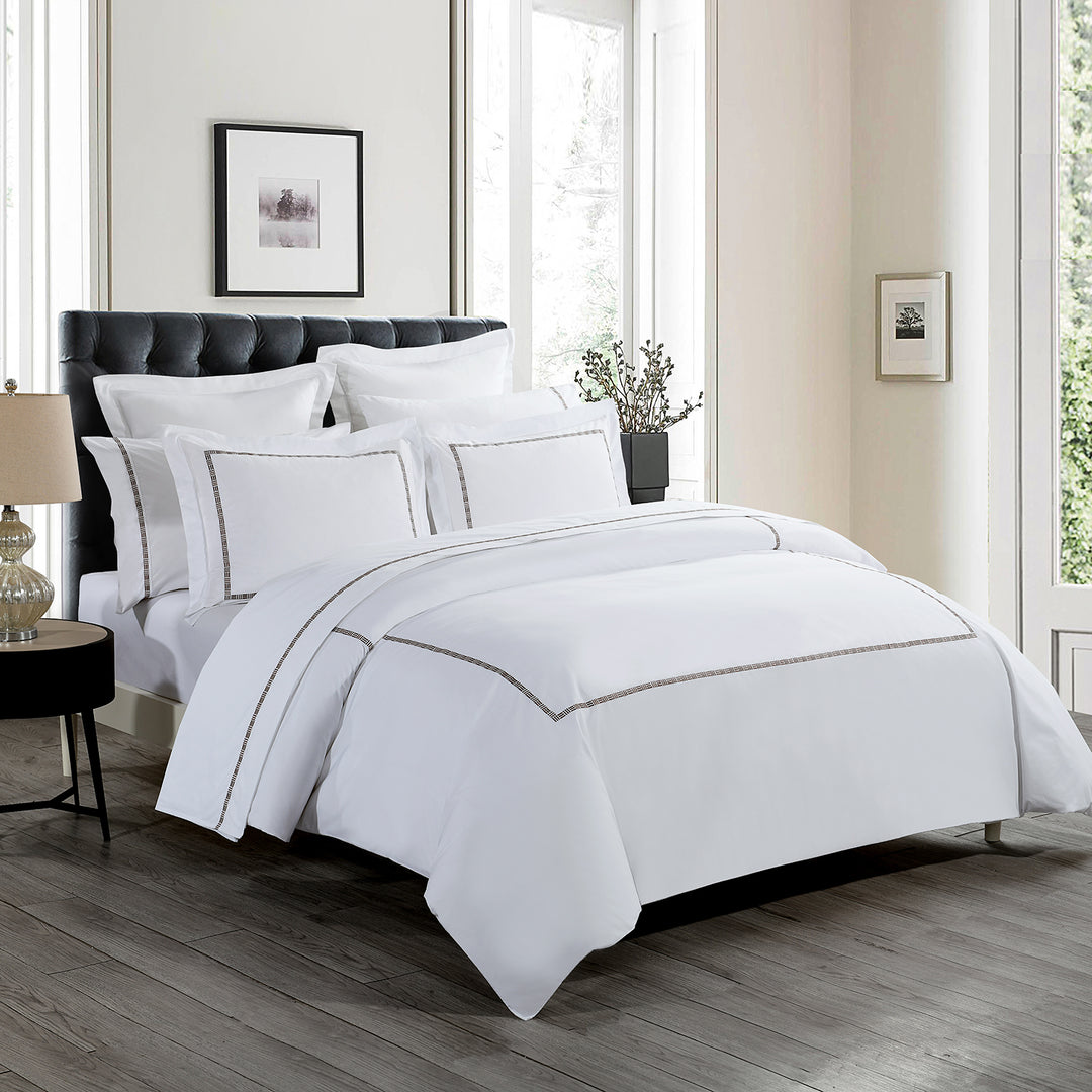 Hotel Collection purchases Structure Duvet Cover, King white