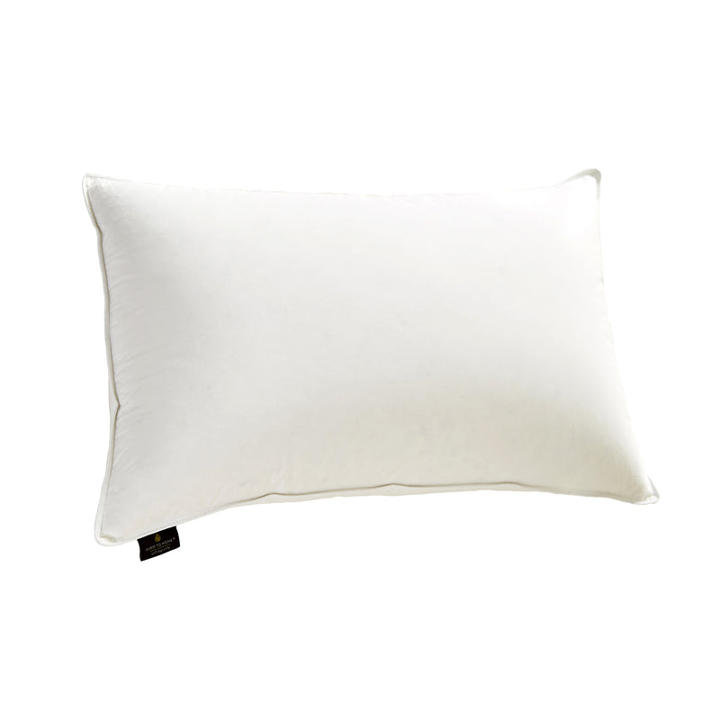 The Company Store Organic White Extra Firm Down Standard Pillow  PP45-STD-WHITE - The Home Depot